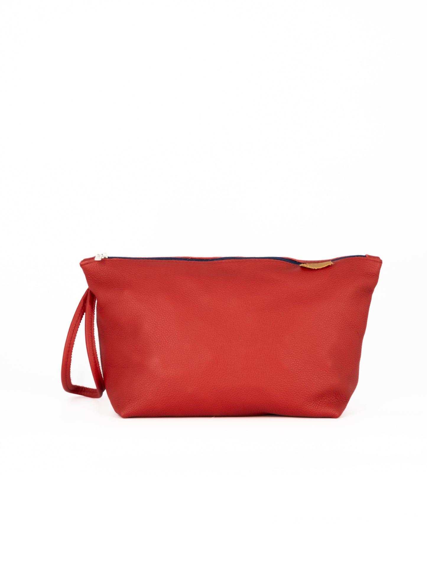 Neceser Grande de Piel Rojo - Audali