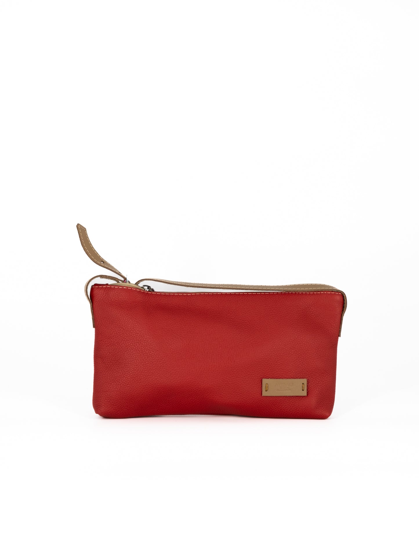 Bolso Bandolera de Piel Rojo - Audali