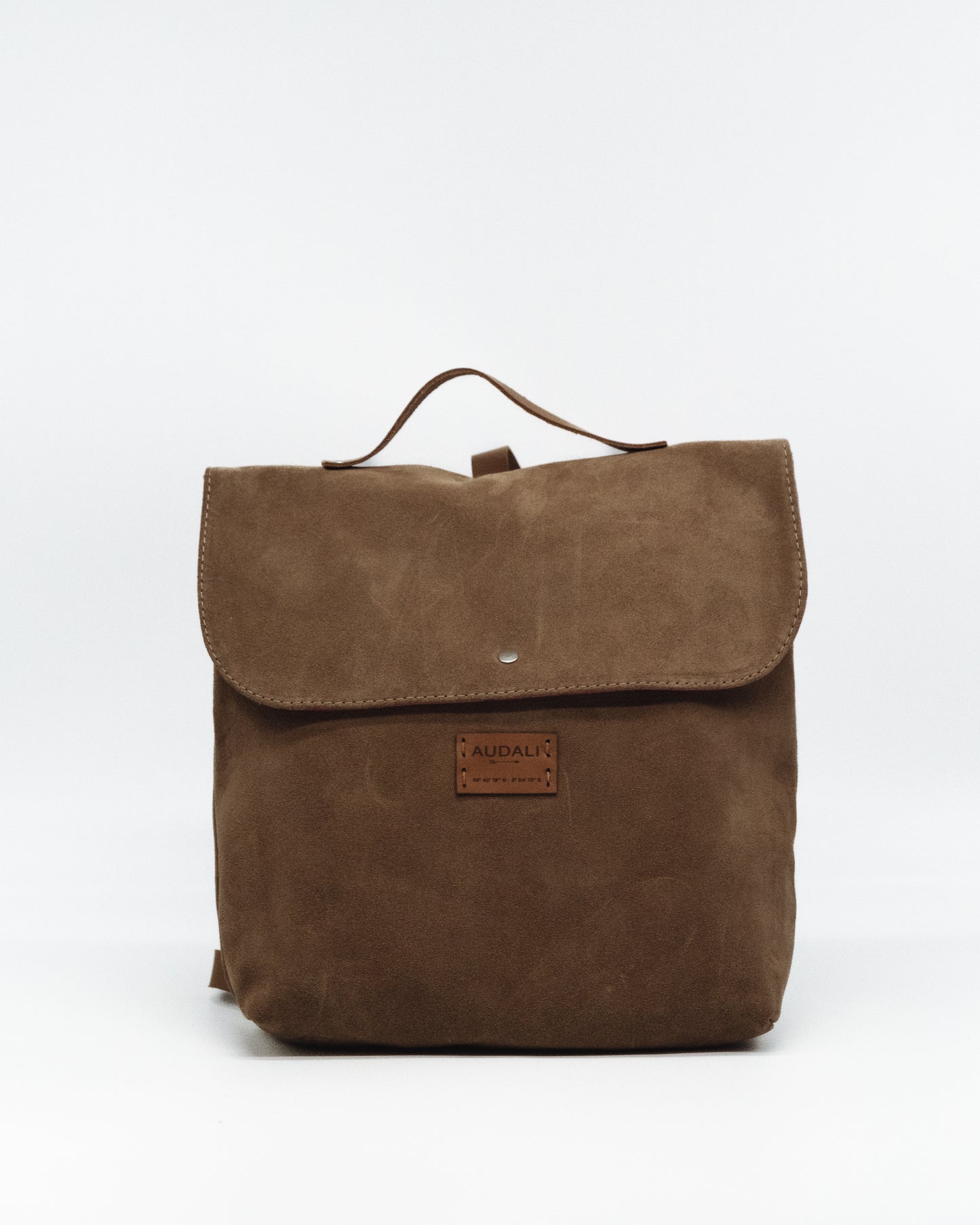 mochila de piel ante