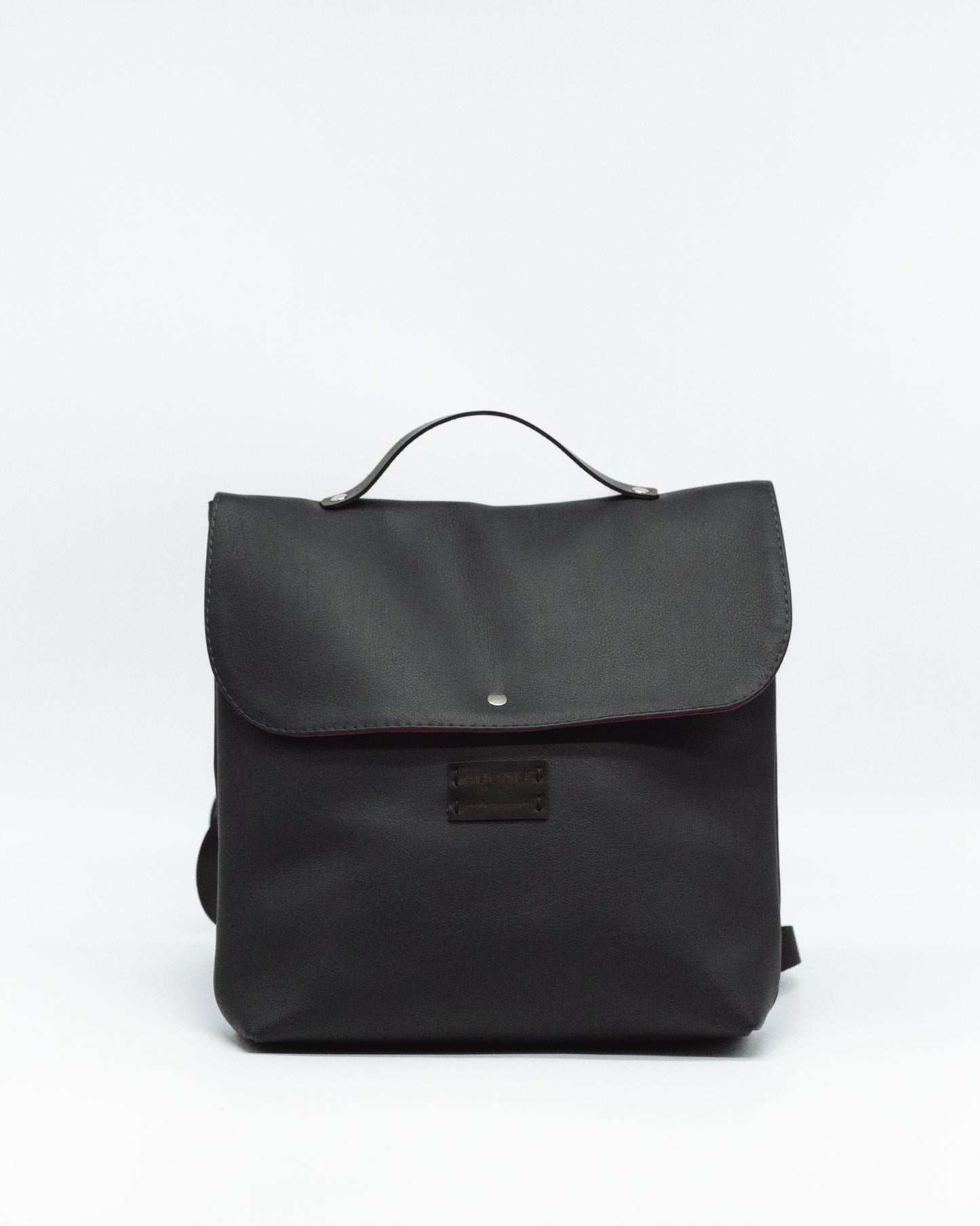mochila de piel negra mujer