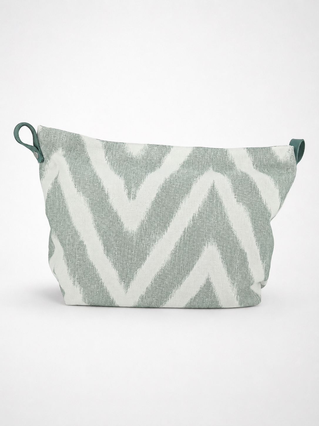 Bolso cuadrado blanco de croché con neceser - Audali