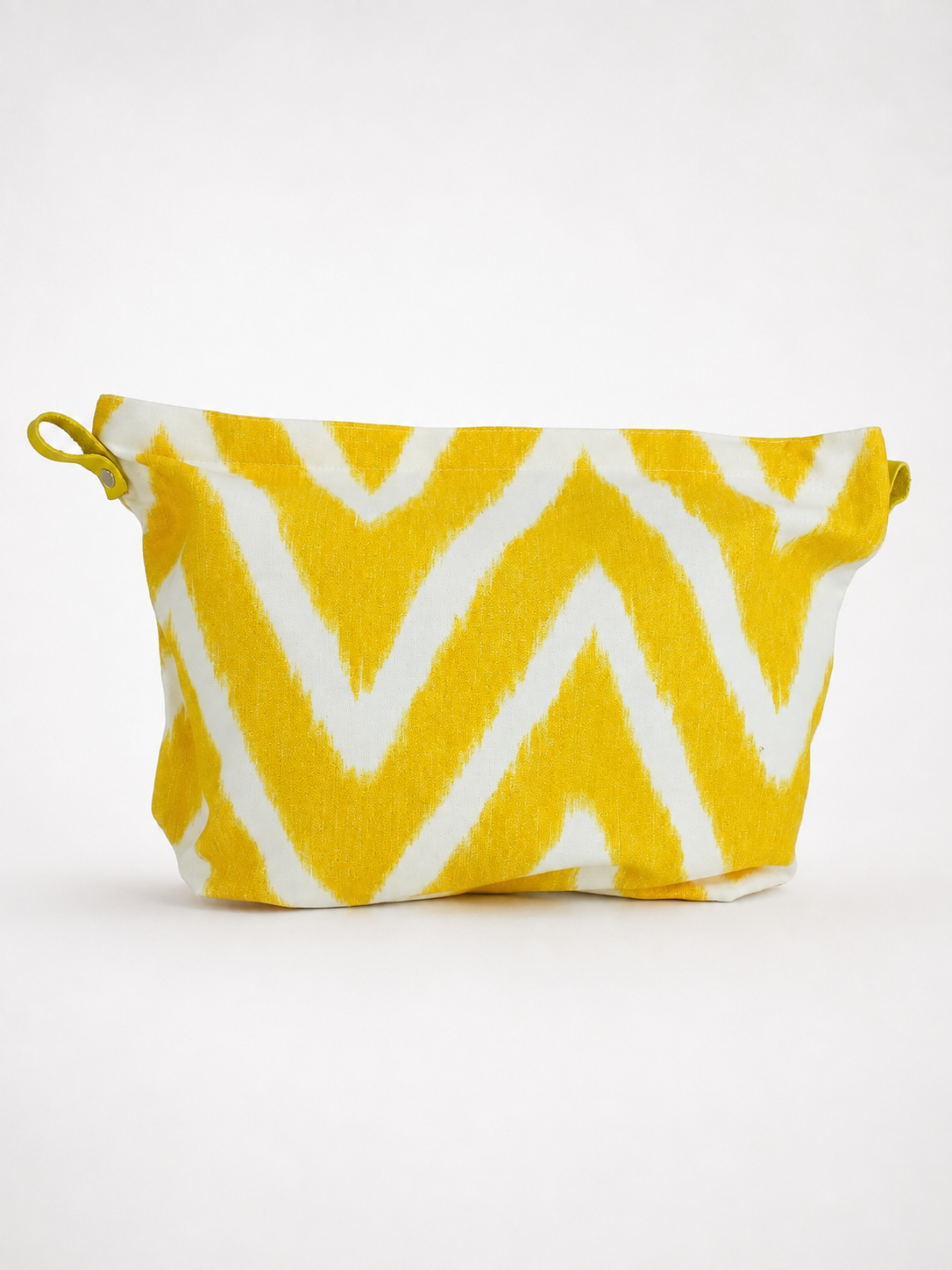 Bolso cuadrado blanco de croché con neceser - Audali
