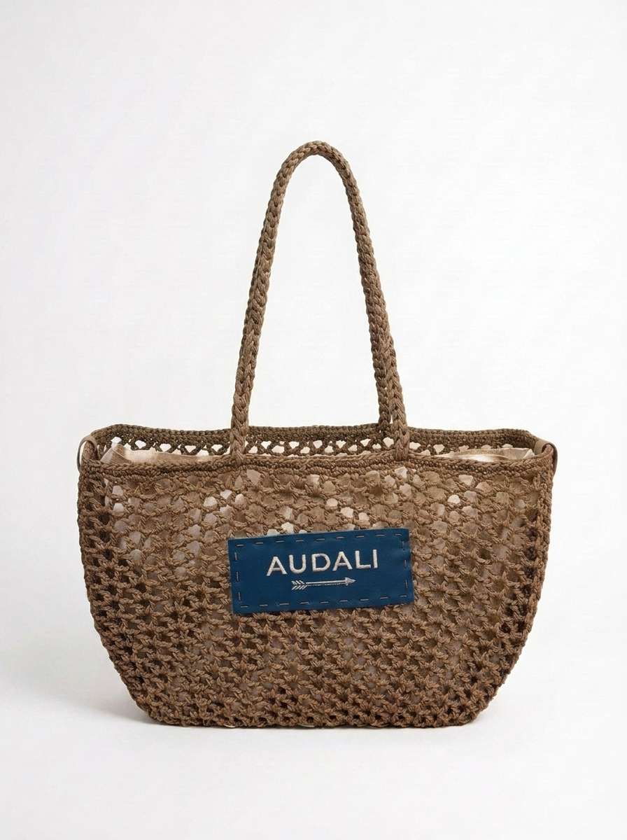 Bolso Crochet Marrón