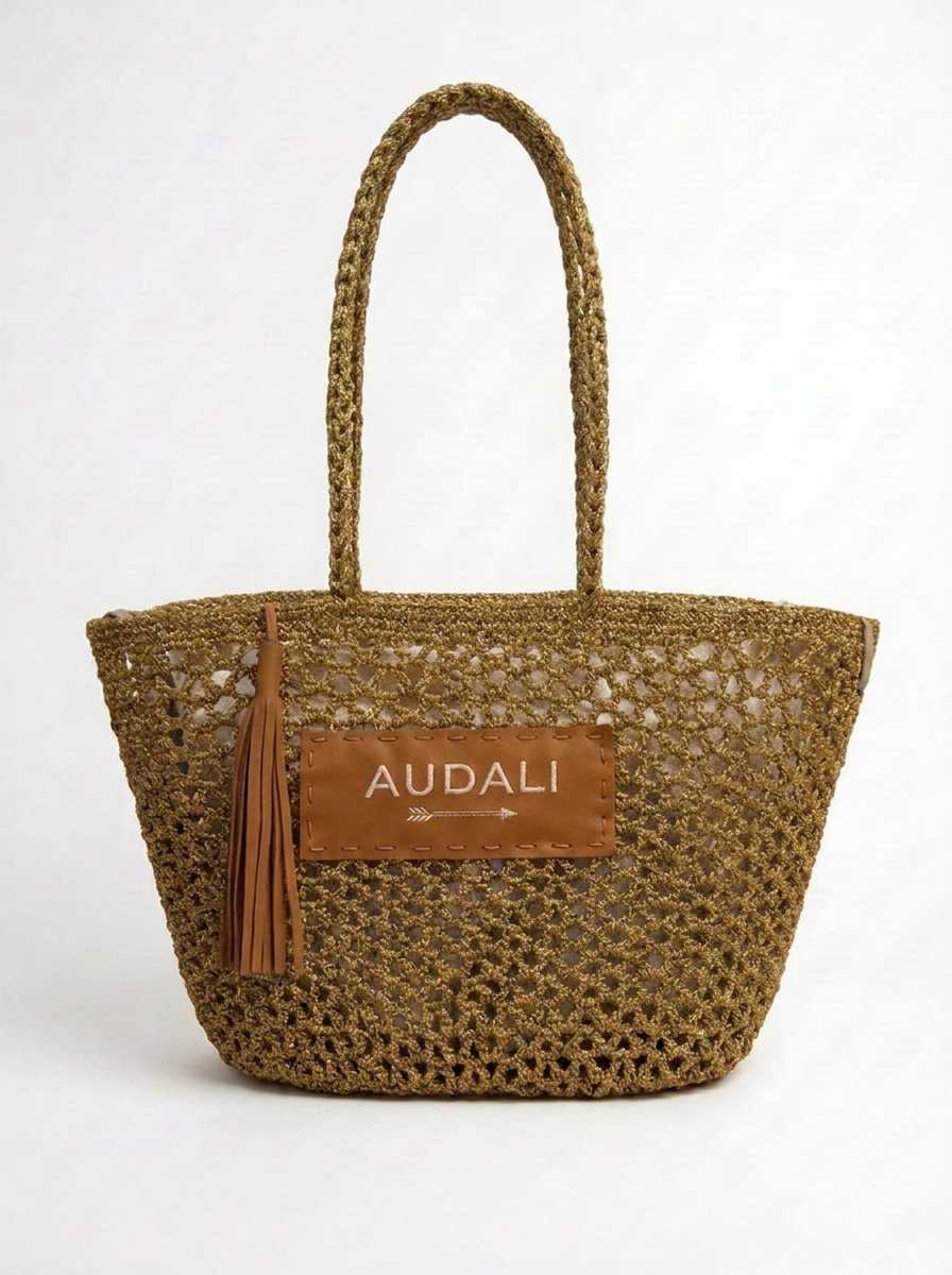 Bolso Crochet Dorado - Audali