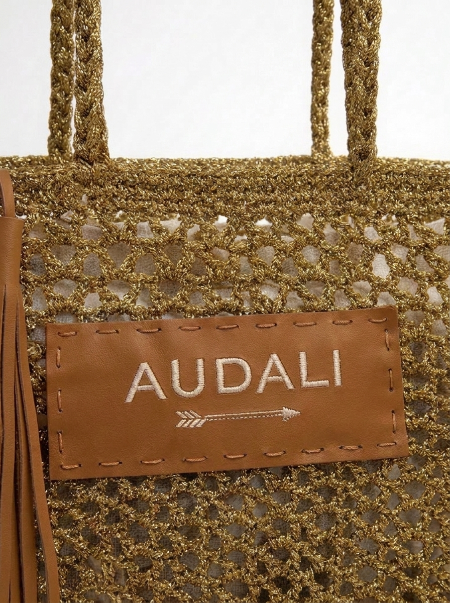 Bolso Crochet Dorado - Audali