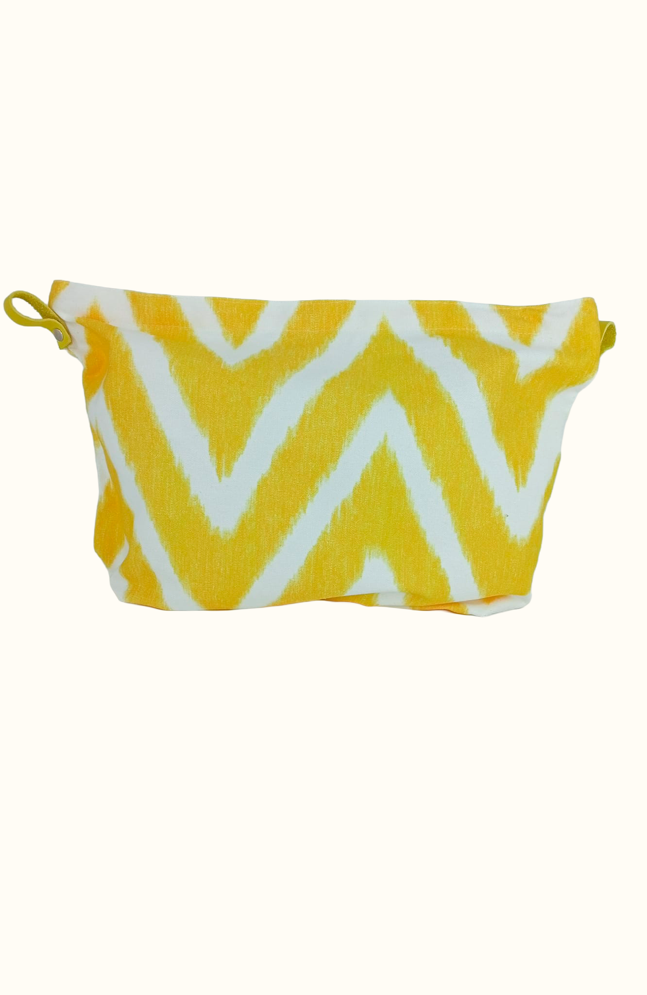 Bolso cuadrado blanco de croché con neceser - Audali