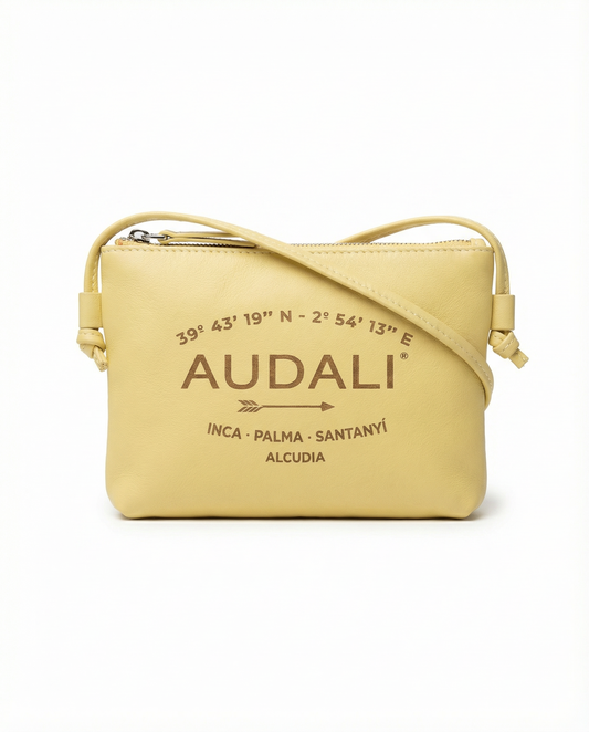 Bolso bandolera mini de piel