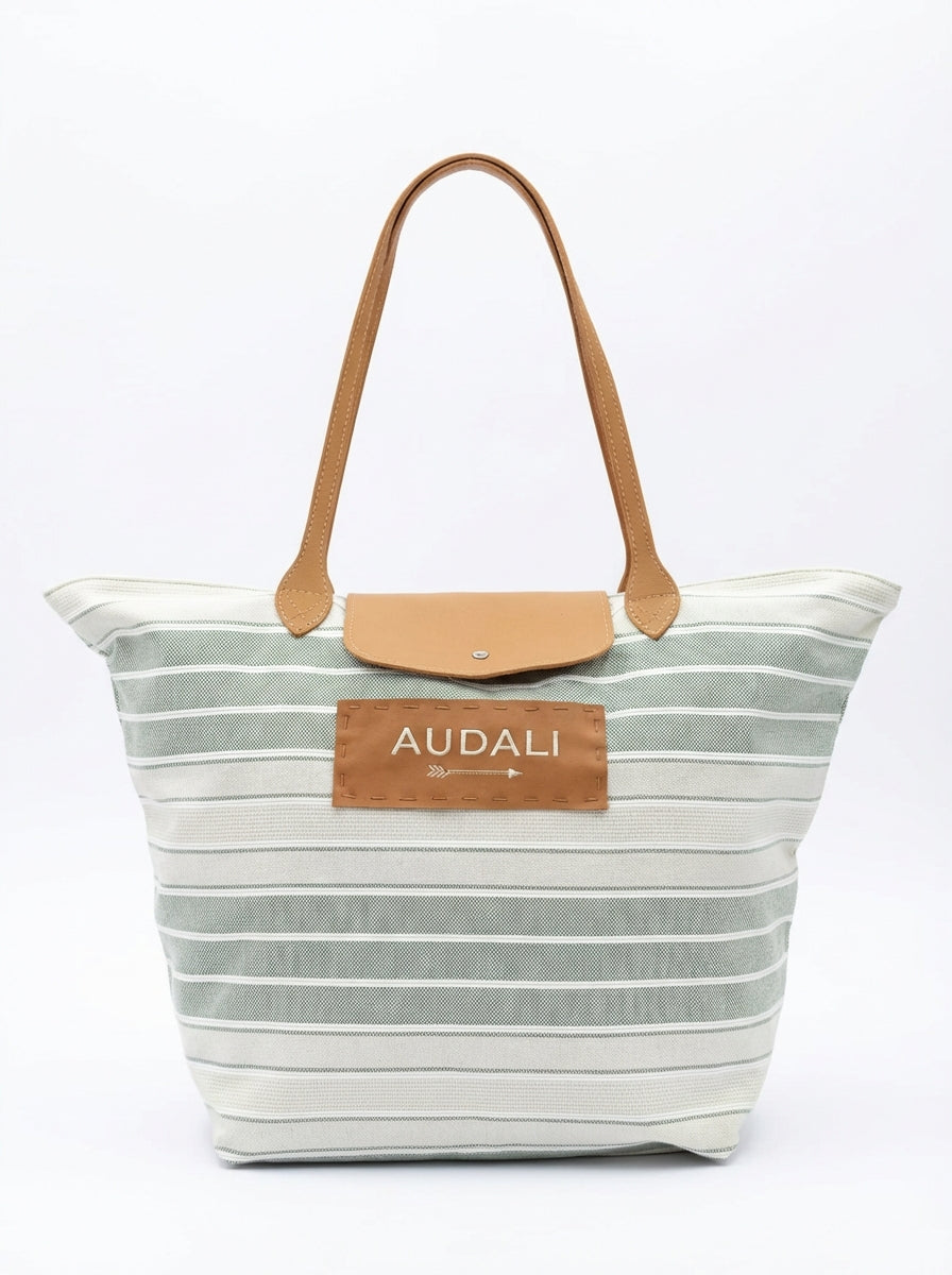 Bolso Plegable Mediano Tela Plots - Audali